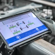 Volvo Approved Wheel Alignment System for Thomas Hardie